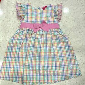 Penelope Mack - Multi Colored Seersucker dress - Used 2T
